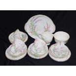 Royal Doulton 'Bell Heather' decorated teaset