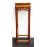 Good Chinese carved wood floor stand