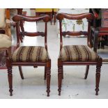 Two William IV dining chairs