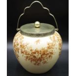 McIntyre Moorcroft biscuit barrel