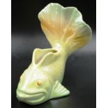 Wembley ware lustre fish vase