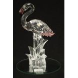 Swarovski crystal Flamingo figurine