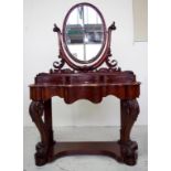 Victorian mahogany dressing table