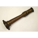 Brass & copper fire hose nozzle