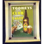 Advertising poster Tooheys club export Lager