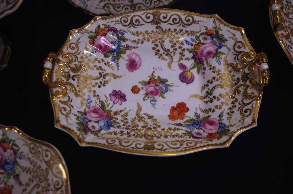 Good elaborate 19th C Dessert service - Image 5 of 8