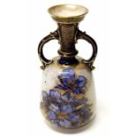 Antique Doulton Burslem Flow Blue vase