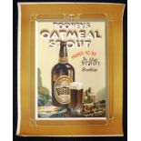 Advertising poster Tooheys Oatmeal Stout.