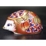Royal Crown Derby Orchard Hedgehog paperweight