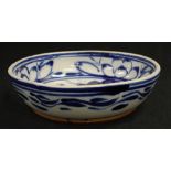 Chinese blue & white ceramic Fish bowl