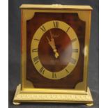 Good Imhof Switzerland brass cased mantle clock