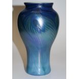 Orient & Flume pulled feather pattern vase