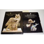 Two Reference books:Royal Crown Derby paperweights