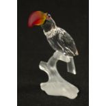 Swarovski crystal Toucan figurine