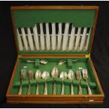 Part Oneida silver plate cutlery service