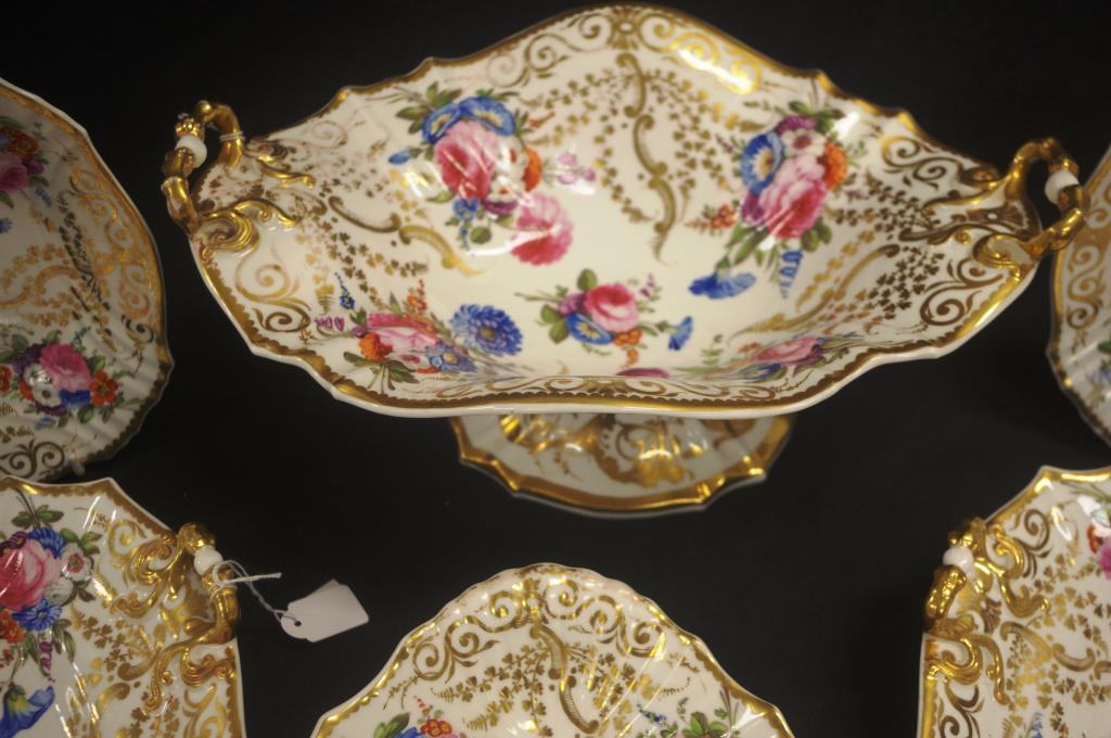 Good elaborate 19th C Dessert service - Image 7 of 8