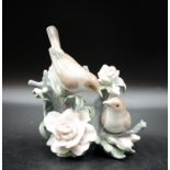 Lladro two wrens bird figure