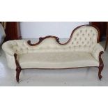 Rococo style chaise longue