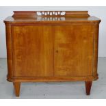 Vintage European walnut sideboard