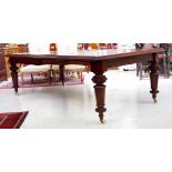 Mahogany extension table