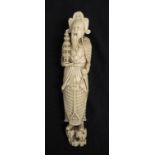 Good antique Chinese carved ivory figure