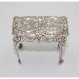 Sterling silver miniature table