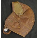 World War 2 Japanese leather fighter pilot cap