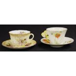 Two good Doulton tea cups & saucers
