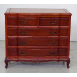 Chinese hardwood chest of drawers