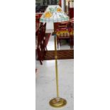 Brass base floor lamp