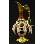 Royal Crown Derby 'Old Imari' Swan Neck vase