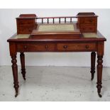 Victorian mahogany clerk's desk