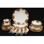 Royal Albert Old Country road dinner set for six