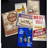 Two perspex Tooheys advertising posters