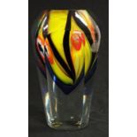 Good Murano Sommerso art glass vase
