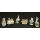 Collection six Beswick 'Beatrix Potter' figures