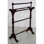 Barley twist towel rail