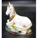 Royal Crown Derby Unicorn paperweight