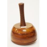 Carved & polished wood mason's gavel