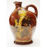 Royal Doulton Kingsware Dewar's whisky flask