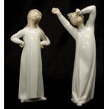 Two Lladro children figurines