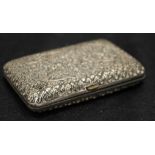 Dutch vintage silver card case