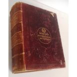 Large cloth bound Webster International Dictionary