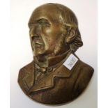 Brass image of William Gladstone