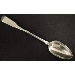 George III sterling silver basting spoon