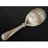 Victorian sterling silver caddy spoon