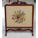 Tapestry fire screen