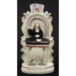 Victorian Staffordshire 'Wesley' figure