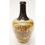 Early Doulton Lambeth Dewar's Perth Whisky flask