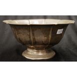 German silver footed bowl